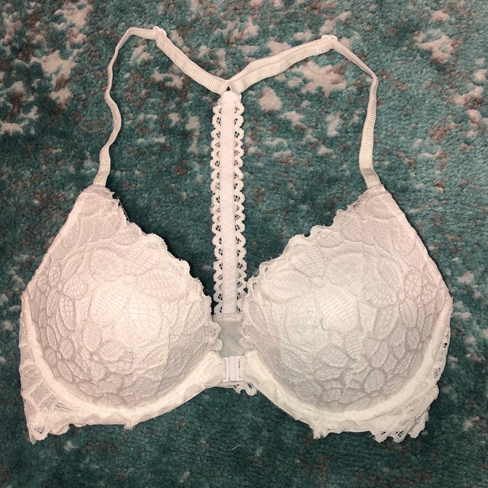 PINK White Bralette